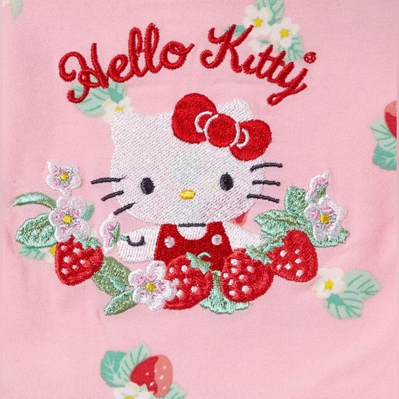 Sanrio Hello Kitty Girls Floral Ruffle Jumpsuit — BoxLunch Exclusive - Size 4T - Picture 3 of 13
